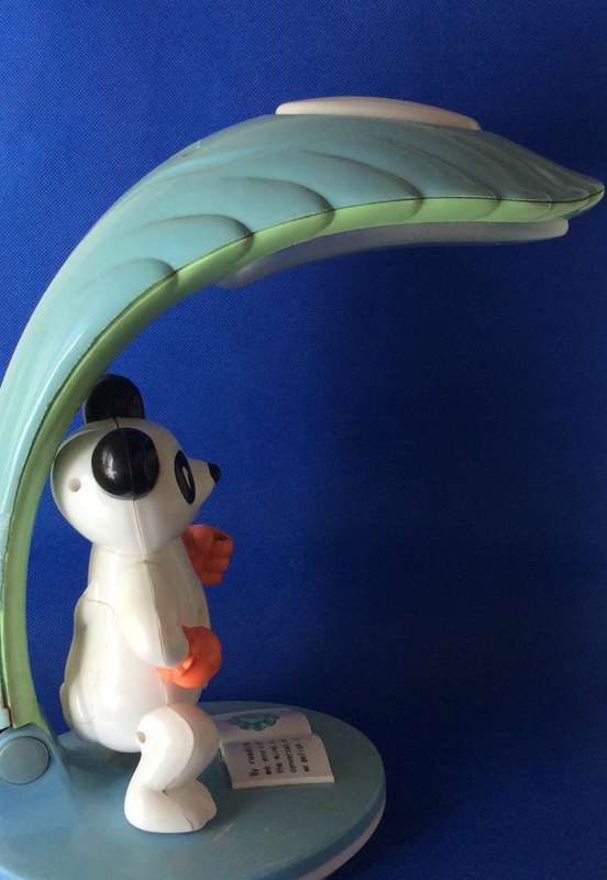 Childrens Panda Reading Light and Alarm Clock