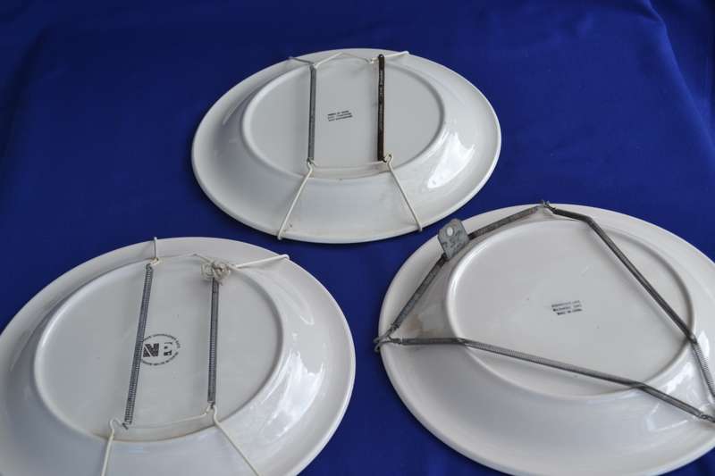 Set of Three Vintage Display / Wall Plates