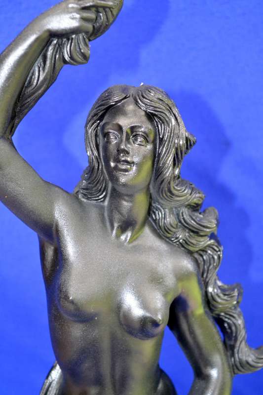 Large Resin Figurine - Signed on Base