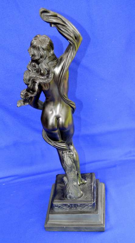 Large Resin Figurine - Signed on Base