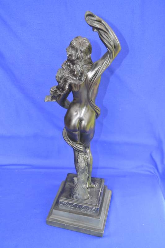 Large Resin Figurine - Signed on Base
