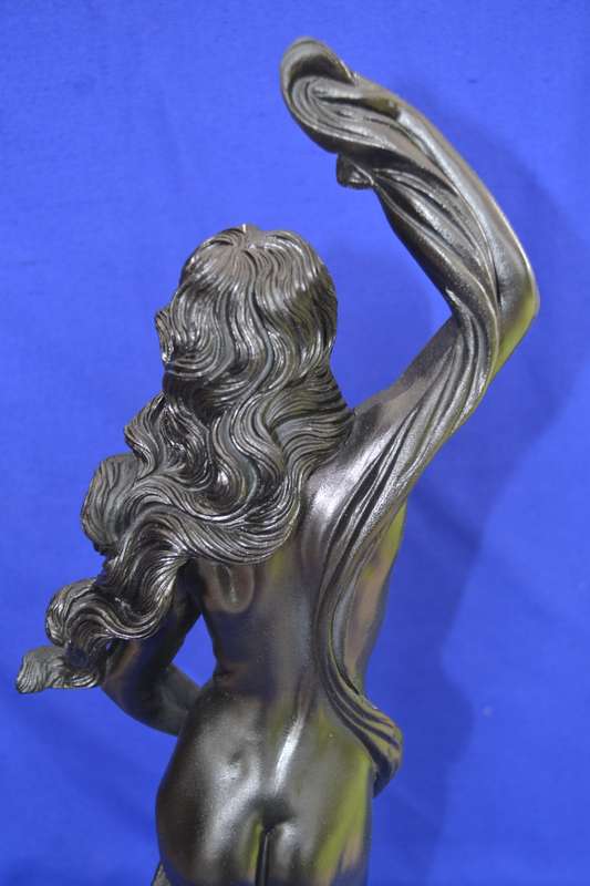 Large Resin Figurine - Signed on Base