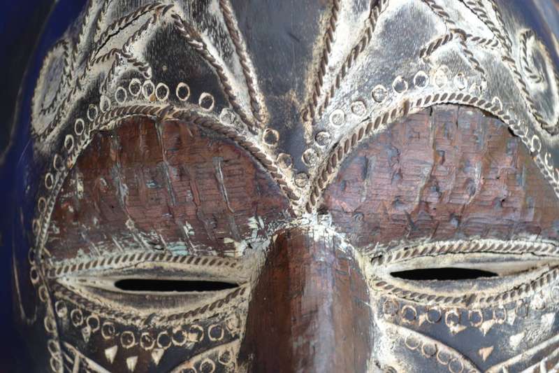 Vintage Rare Collectable Chokwe Ceremonial Mask