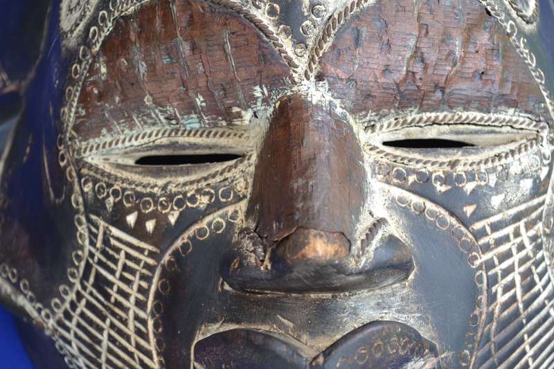 Vintage Rare Collectable Chokwe Ceremonial Mask