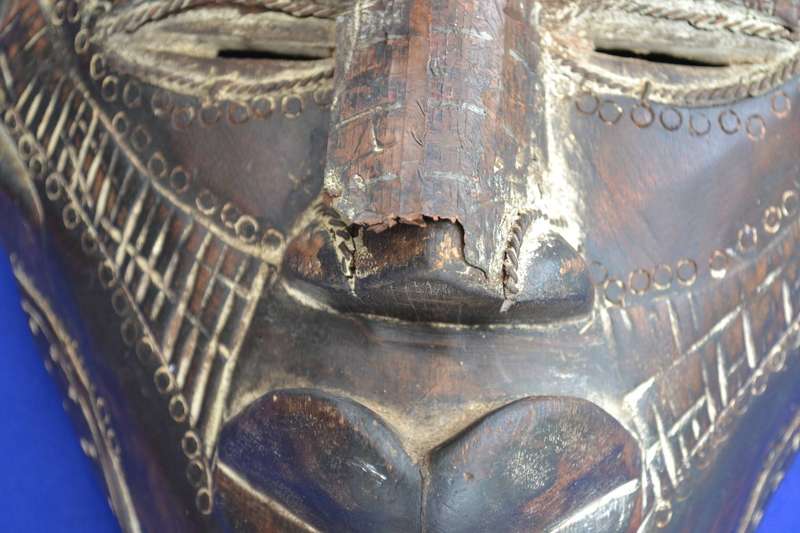 Vintage Rare Collectable Chokwe Ceremonial Mask