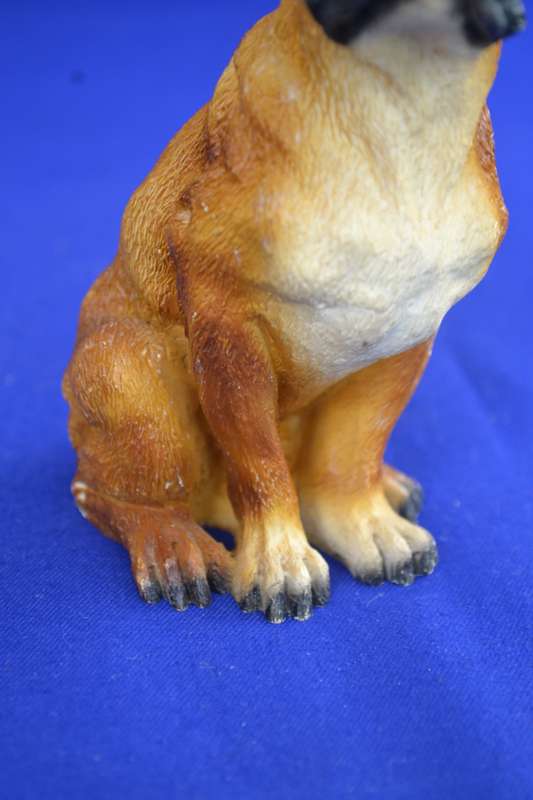 Vintage Hand Painted Resin Boxer - Made in Italy
