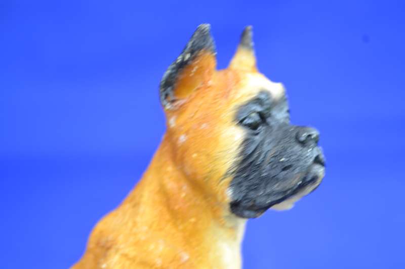 Vintage Hand Painted Resin Boxer - Made in Italy