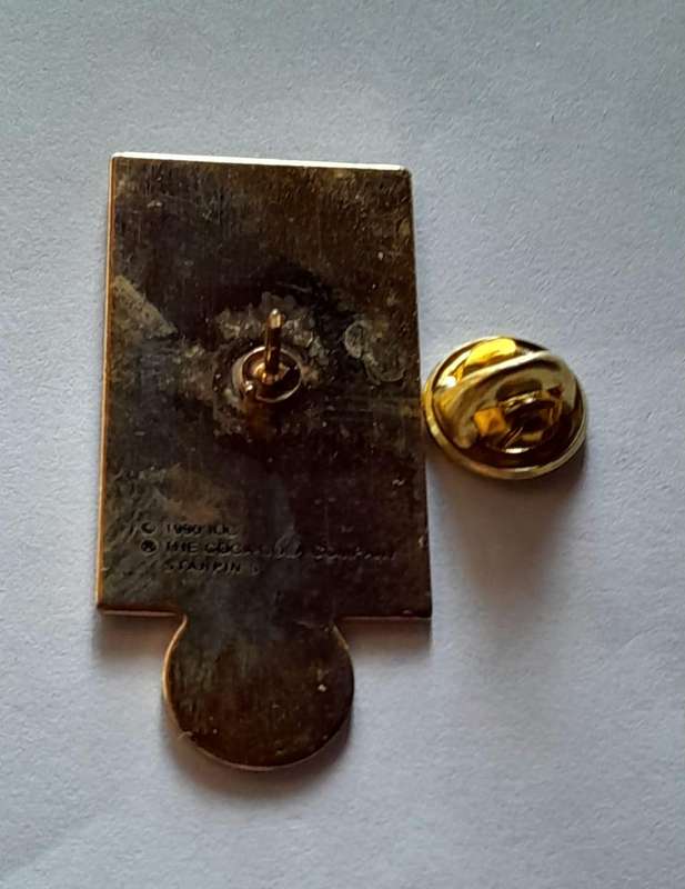 Coca-Cola Commemorative Lapel Pin - Berlin 1936 Olympiad Games c1990's