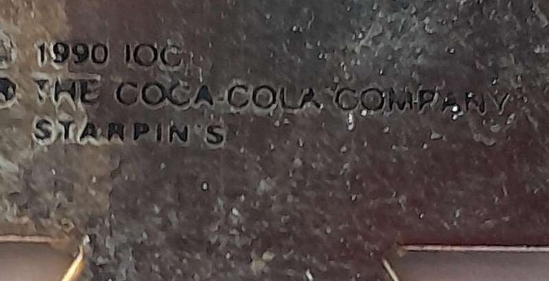 Coca-Cola  Commemorative Lapel Pin- 1956 Melbourne Olympic Games c1990's