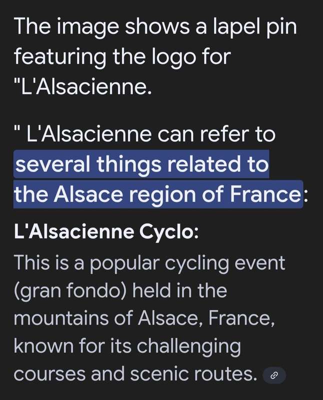L'Alsacienne France Lapel Pin