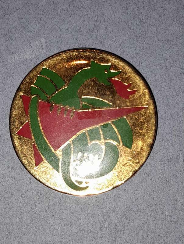 Vintage Assorted Collectable Enamel Lapel Pins 9 Pieces  - Framed