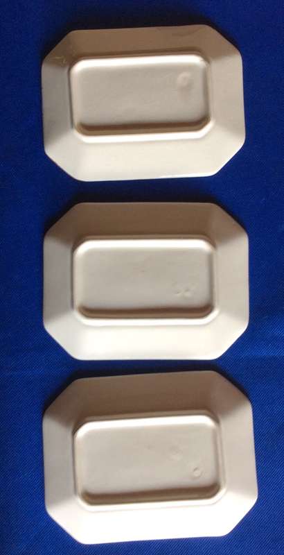 Small Rectangular Imari Style Plates - 3 Pieces
