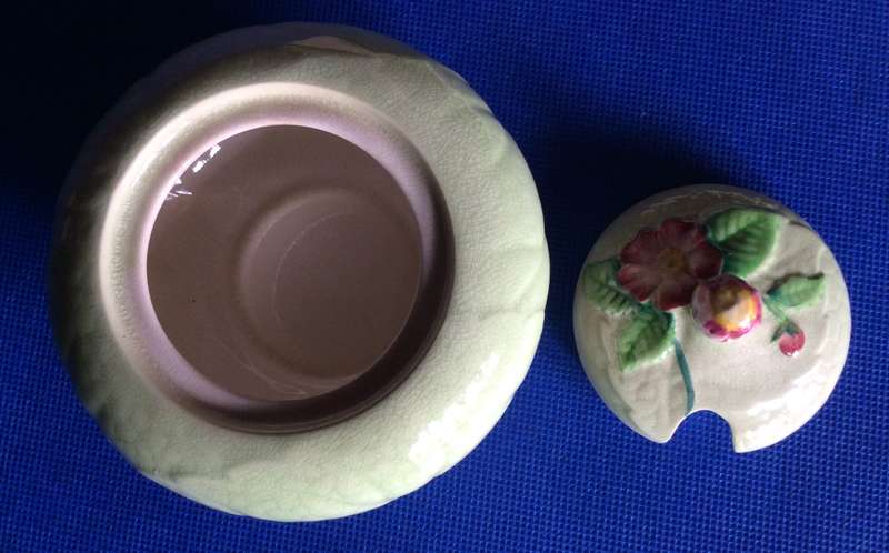 Vintage Carlton Ware Covered Sugar Bowl, Sterling Porcelain Toast Rack and SP Tea Strainer
