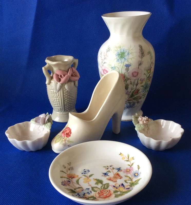 Vintage Dressing Table Ornaments and Trinket bowls - 6 Pieces