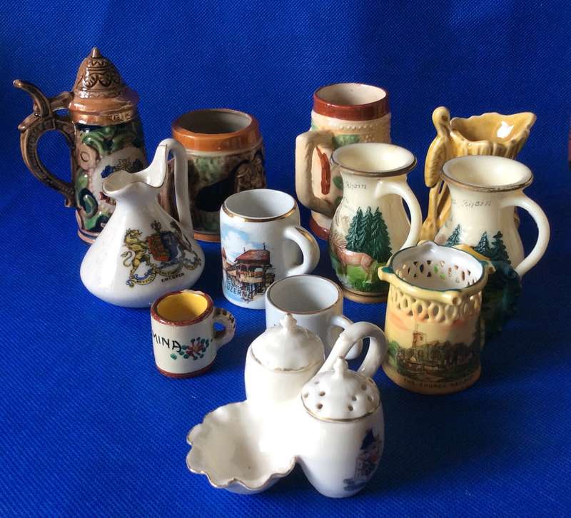 Selection of Assorted Vintage Miniatures - 12 Pieces