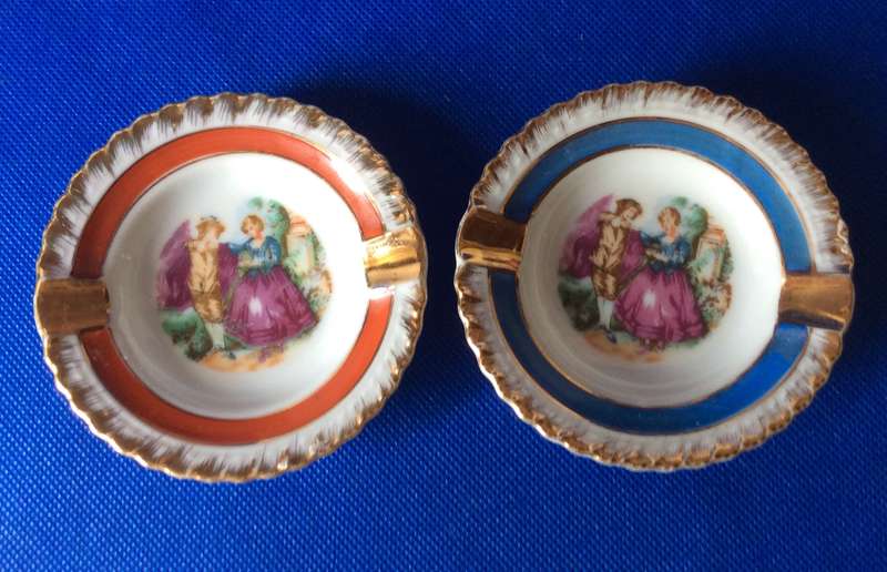 Selection of Assorted Limoges Style Miniatures - 9 Pieces