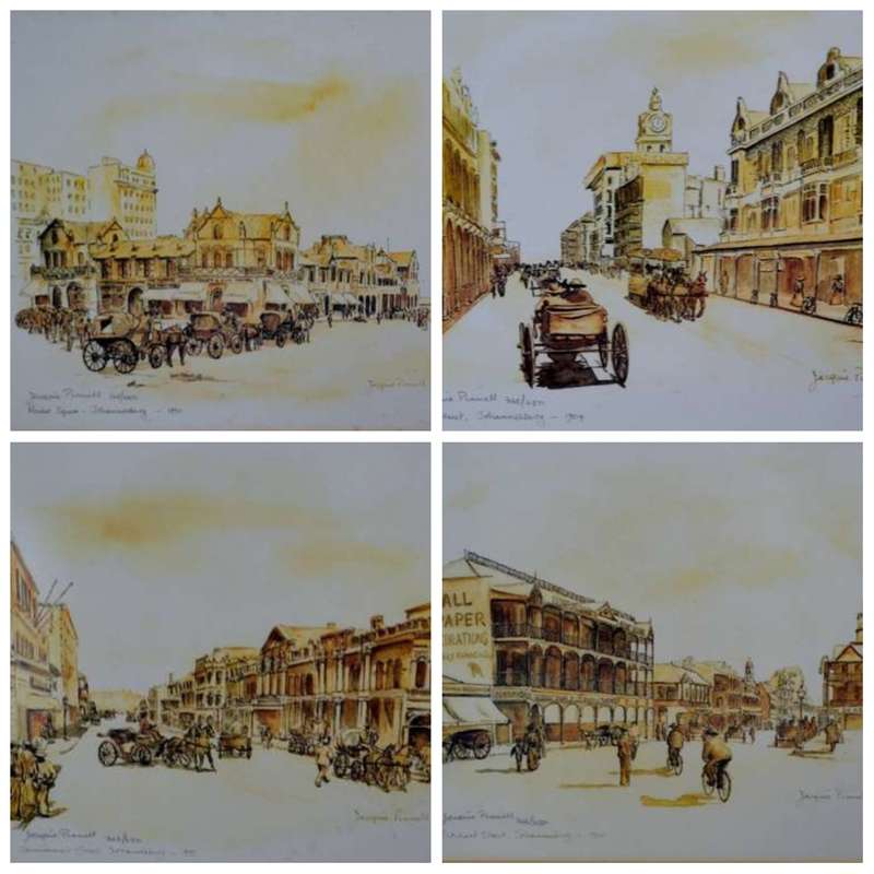 Set of Four Limited Edition jacquie Pennell Prints