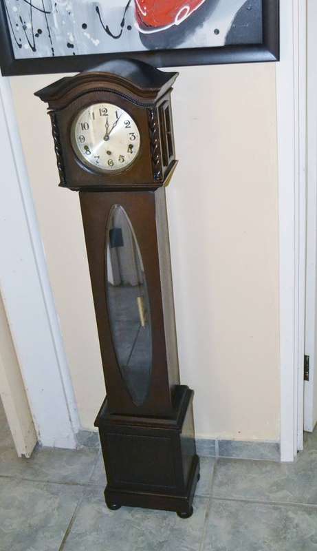 Vintage Edwardian Style Long Case Granddaughter clock
