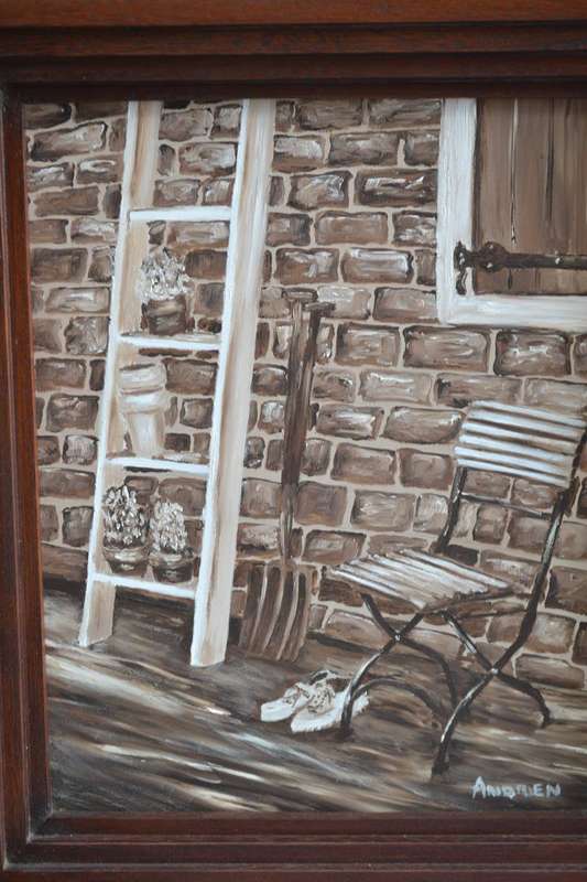 Original Oil on Board Painting Signed Andrien