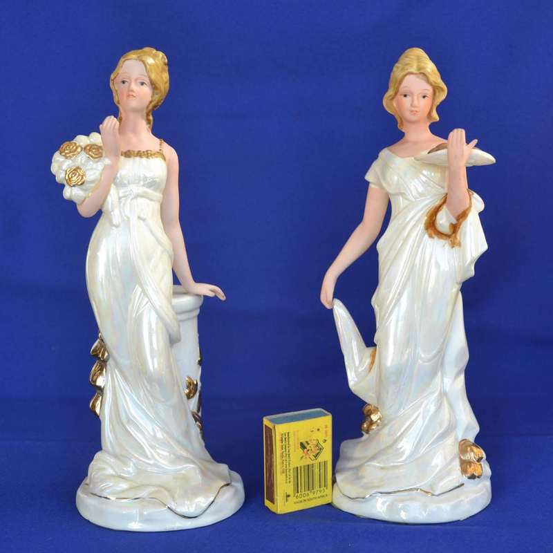 Pair of Vintage Porcelain Figurines