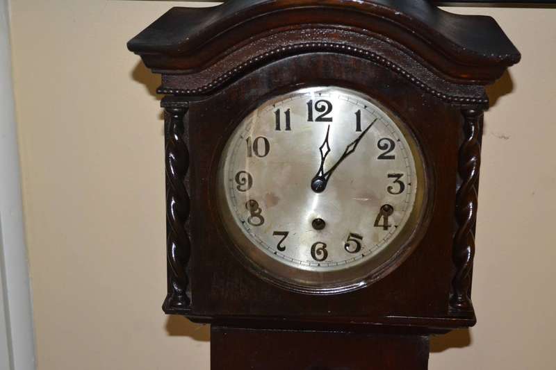 Vintage Edwardian Style Long Case Granddaughter clock