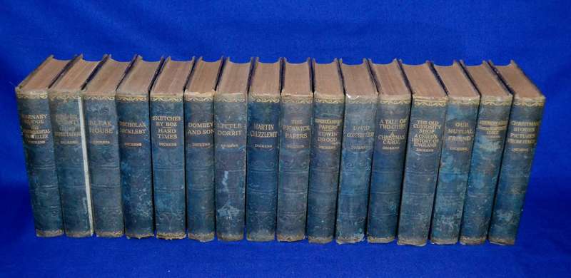 Charles Dickens Complete 16 Book Set (Some Illustrated) c1933