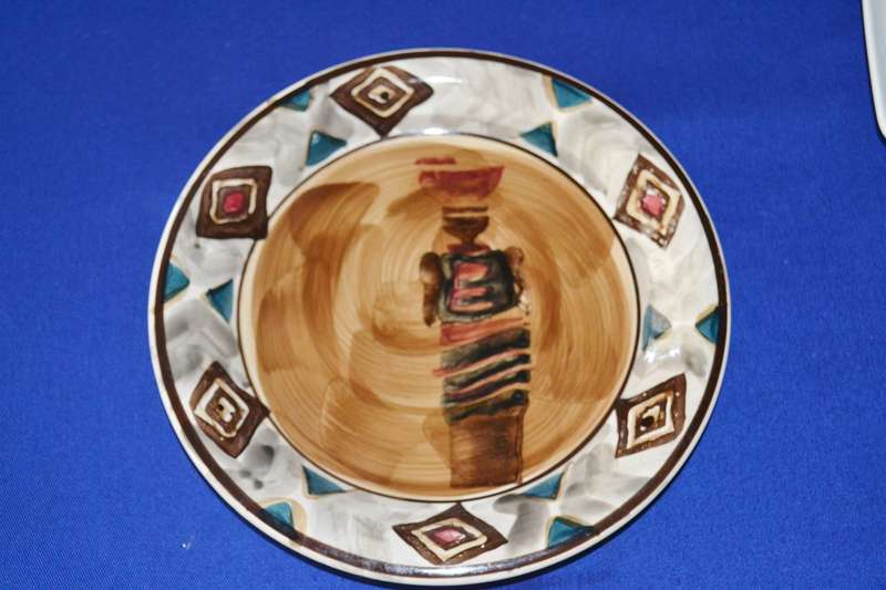 Assorted Porcelain Plates, Mugs Platters  - 6 Pieces