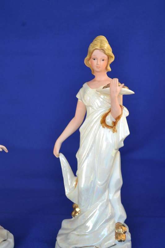 Pair of Vintage Porcelain Figurines