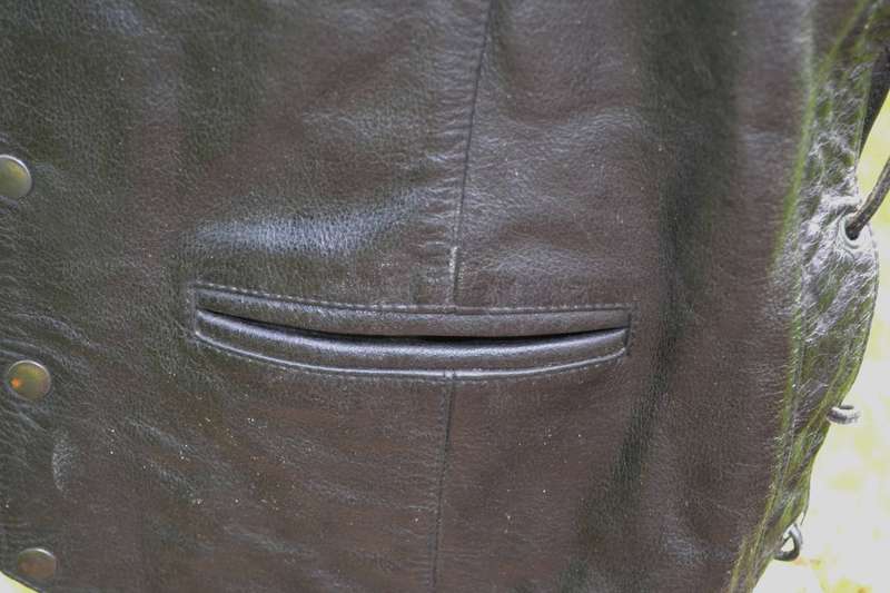 Genuine Vintage Pierce Arrow Leather Vest