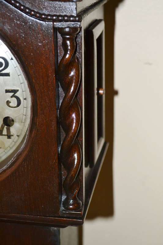 Vintage Edwardian Style Long Case Granddaughter clock