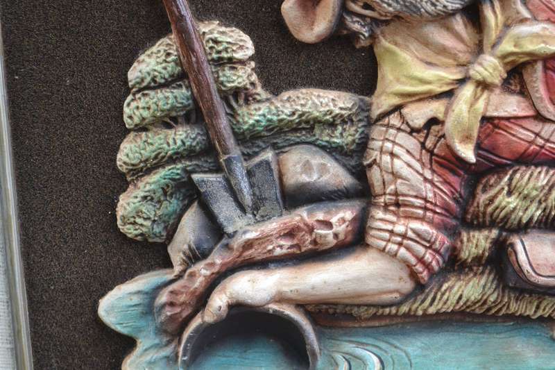 Moulded 3D Wall Art in Frame