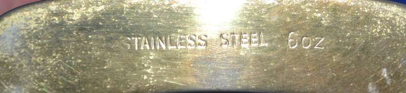 Vintage Stainless  Steel Leather Covered Curved Hip Flask