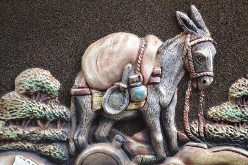 Moulded 3D Wall Art in Frame