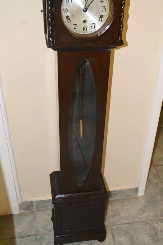 Vintage Edwardian Style Long Case Granddaughter clock
