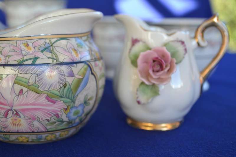 Noritake Glenwood demitasse duos x 4 Plus small milk jugs x 2