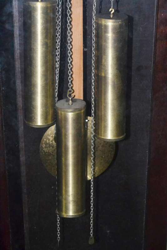 Magnificent Large  Vintage Weight Driven Grandfather Clock