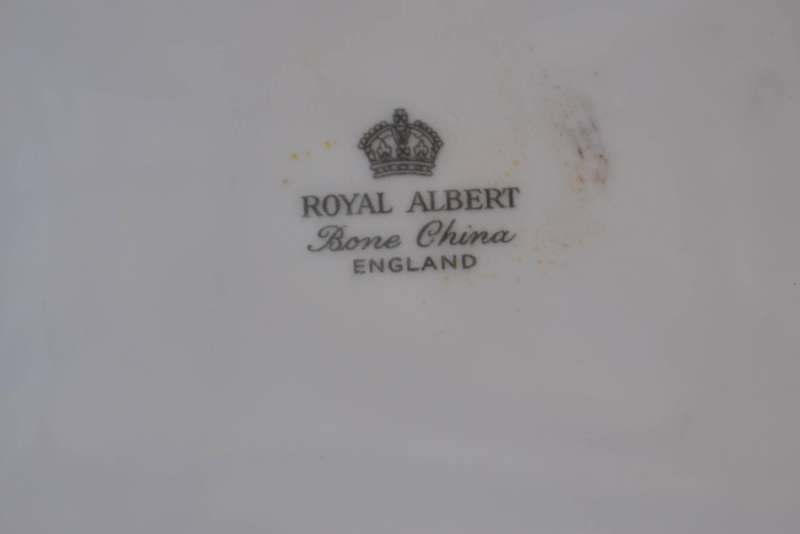 Royal Albert Masquerade Rectangular bowl / Trinket Dish  Vintage
