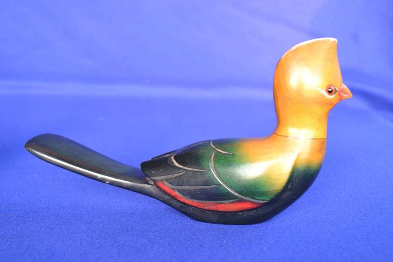 Knysna Birds of Africa Collection Hand Carved and Hand Painted Knysna Loerie