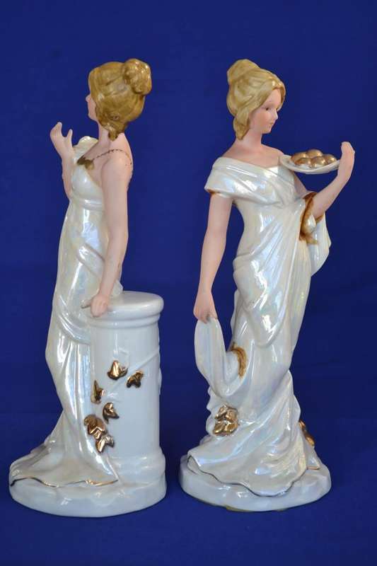 Pair of Vintage Porcelain Figurines