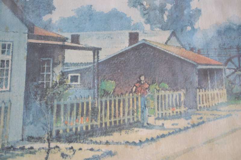 Philip Bawcombe Water Colour x 4 Framed