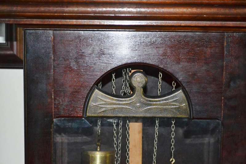 Magnificent Large  Vintage Weight Driven Grandfather Clock