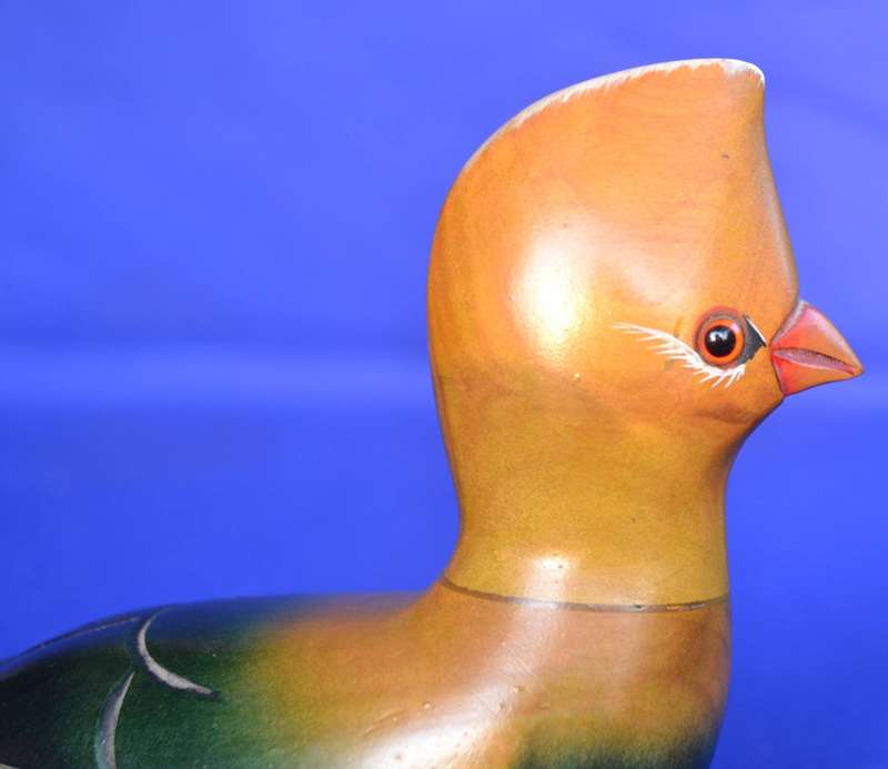 Knysna Birds of Africa Collection Hand Carved and Hand Painted Knysna Loerie