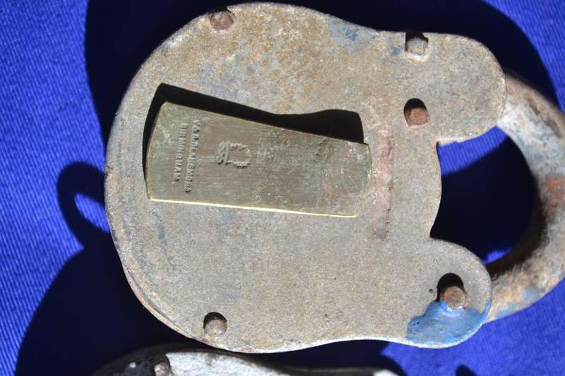 Vintage Secure 2 Lever Padlocks  One with Key