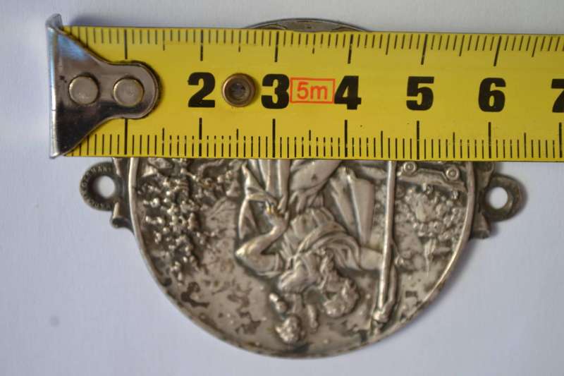 Vintage Saint Christopher Vespa Scooter Safe Travel Emblem