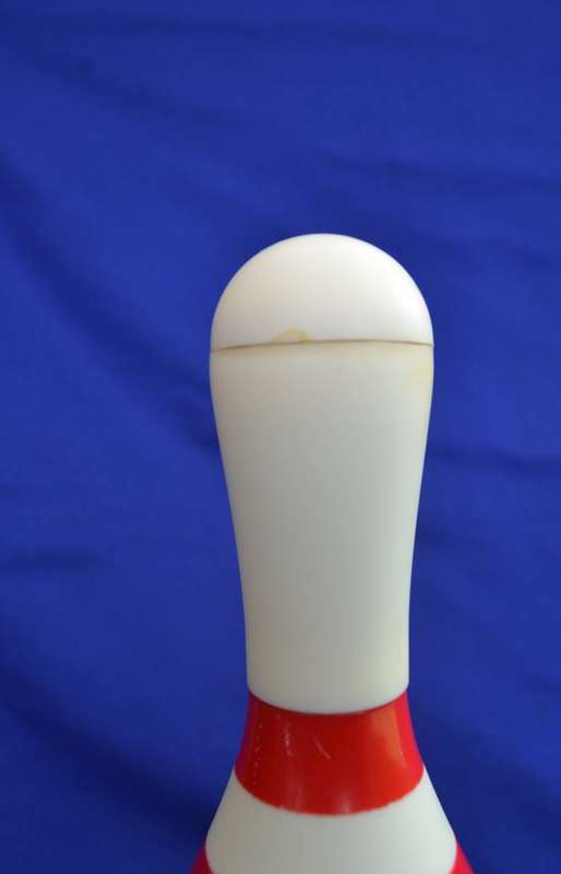 True Vintage Bowling Pin Cigarette Dispenser and Lighter c1950's