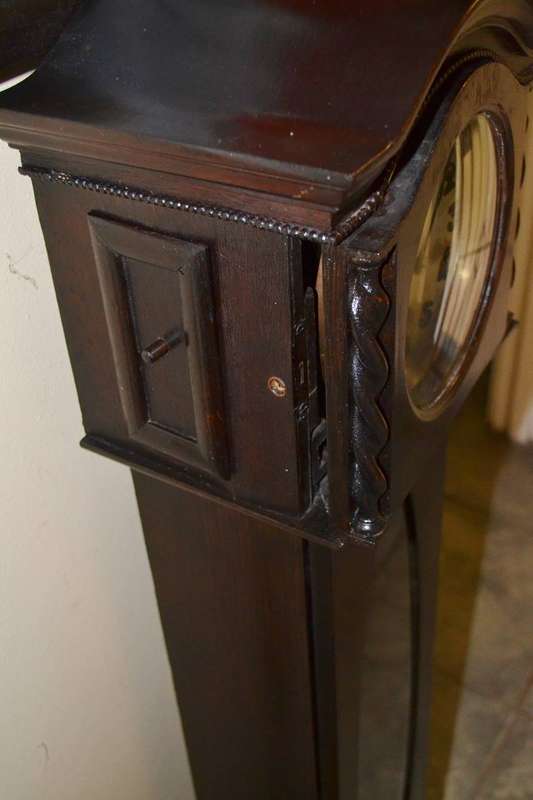 Vintage Edwardian Style Long Case Granddaughter clock