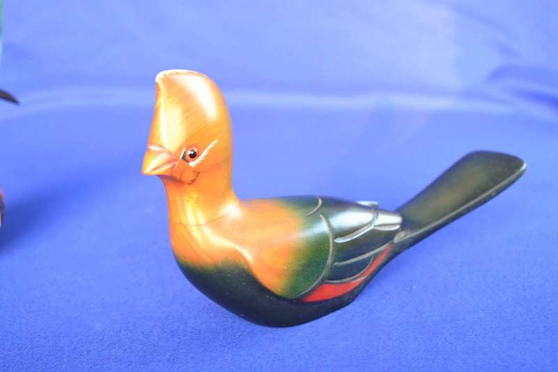 Knysna Birds of Africa Collection Hand Carved and Hand Painted Knysna Loerie