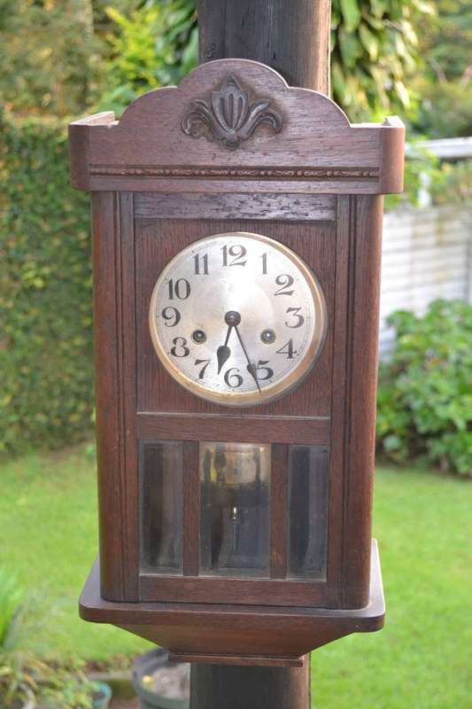 Friedrich Mauthe Schwenningen (FMS) Wooden Wall Clock -  Germany