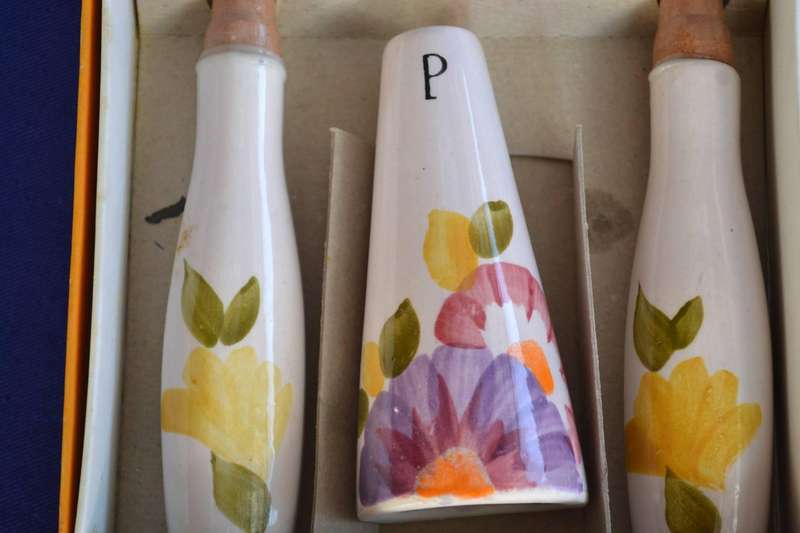 Vintage Salad Server Sets x 2 Boxed