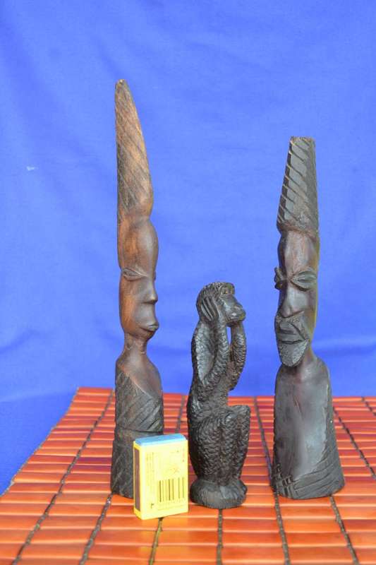 Three Small Tanzanian Wood carvings